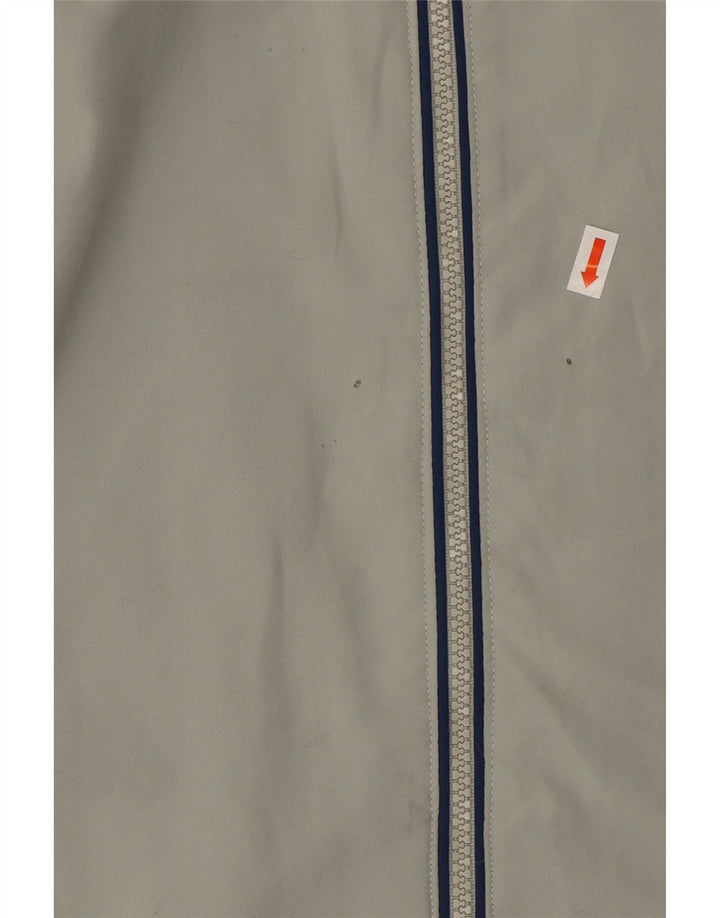 Męska kurtka dresowa CHAMPION Średnioszary poliester z blokami kolorów