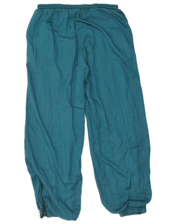 Vintage męski luźny krój, pełny dres IT 48/50, średni niebieski, blok kolorów
