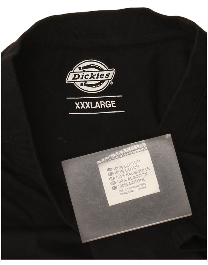 T-shirt męski Dickies Top 3XL, czarny, bawełniany