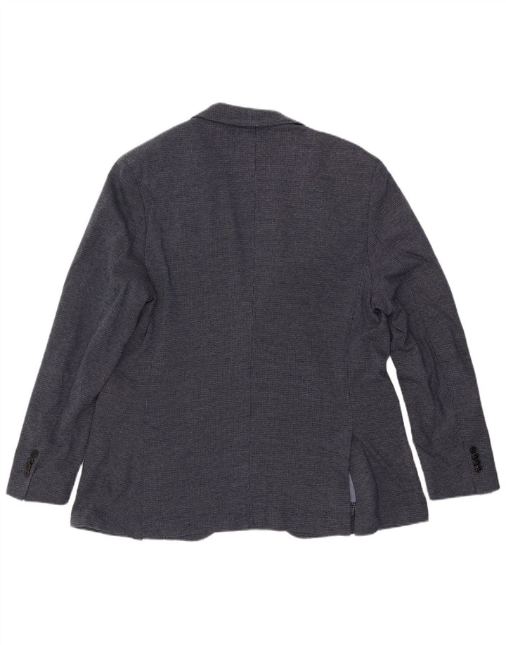 Męska marynarka zapinana na 2 guziki Massimo Dutti EU 58 2XL Granatowa, bawełniana