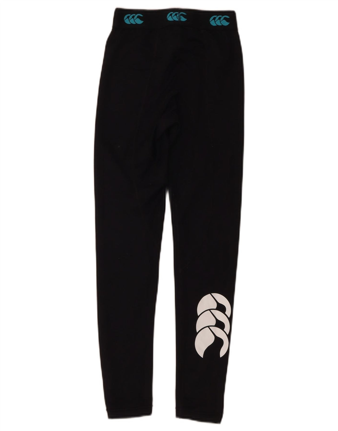 Legginsy chłopięce Canterbury z grafiką, 7-8 lat, małe, granatowe