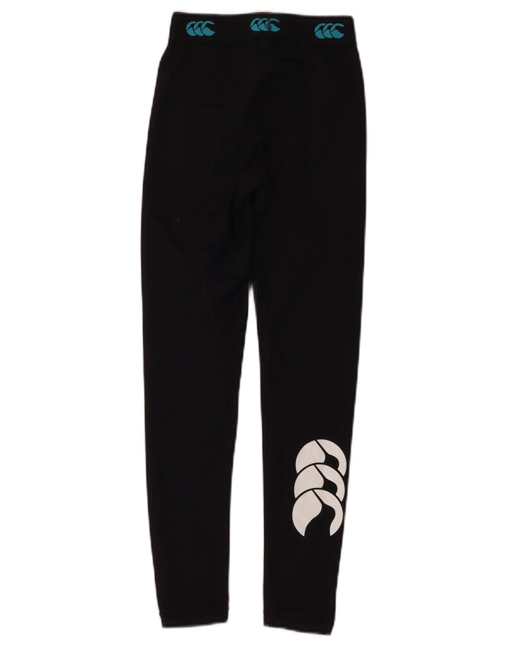 Legginsy chłopięce Canterbury z grafiką, 7-8 lat, małe, granatowe