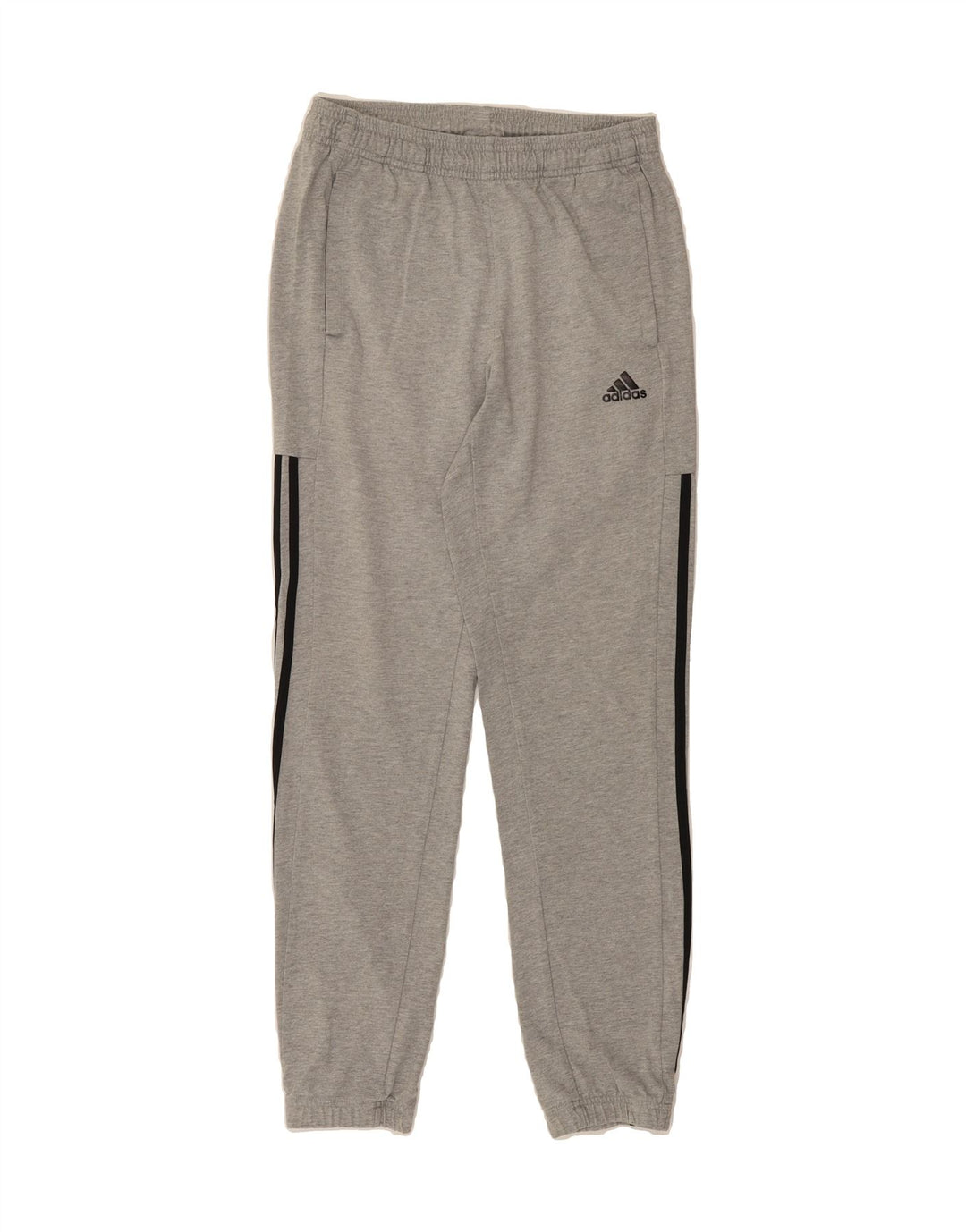 ADIDAS Mens Tracksuit Trousers Joggers Small  Grey Cotton Vintage Adidas and Second-Hand Adidas from Messina Hembry 