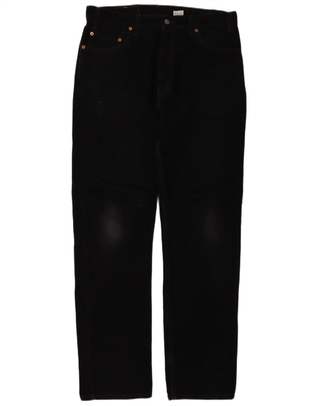 Męskie jeansy Levi's 505 o regularnym kroju W36 L34 Szara bawełna