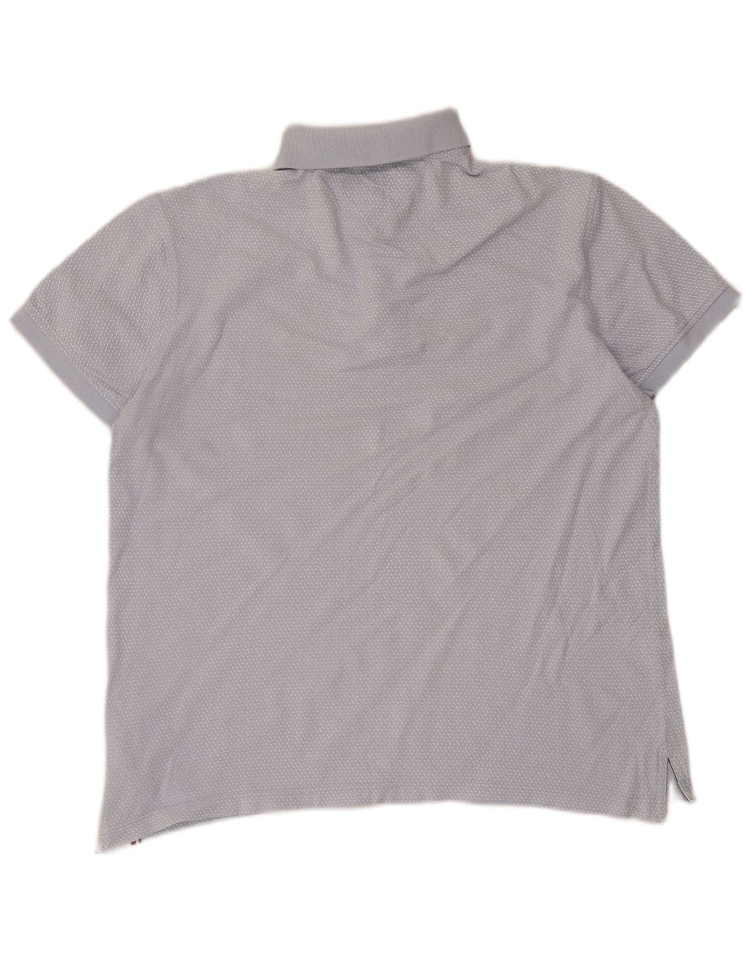 Męska koszulka polo Tommy Hilfiger w kolorze średnioniebieskim, bawełniana w cętki