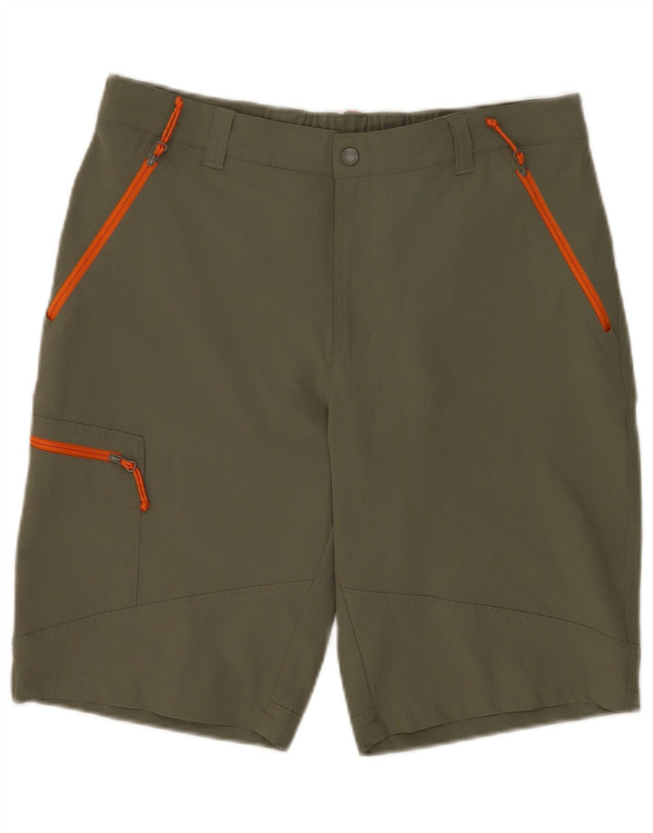 Męskie spodenki cargo Columbia Omni-Shield W34, duży, khaki, poliester