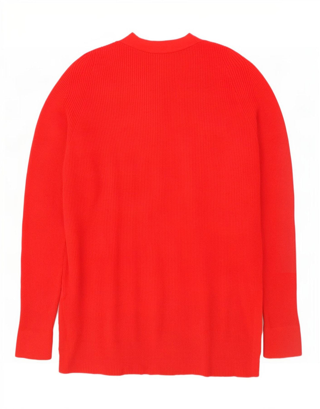 Marks & Spencer Damski sweter oversize z dekoltem w kształcie litery V, UK 10, mały, czerwony