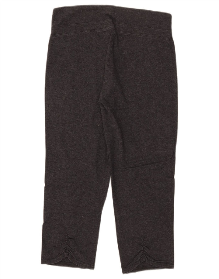 Damskie legginsy Capri Puma UK 12 Średnioszare, bawełniane