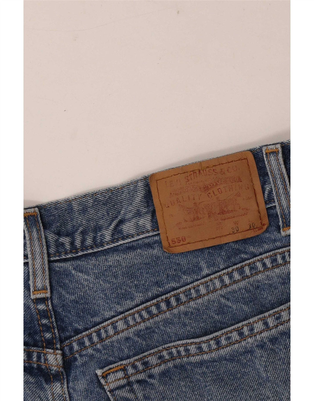 Męskie spodenki jeansowe Levi's 550 W30 w kolorze średnioniebieskim
