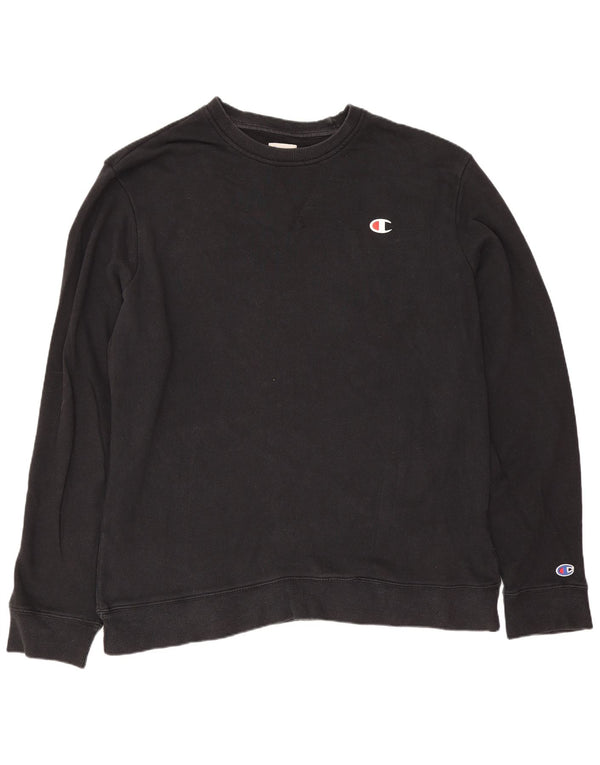 Bluza męska Champion, duża, czarna, bawełniana