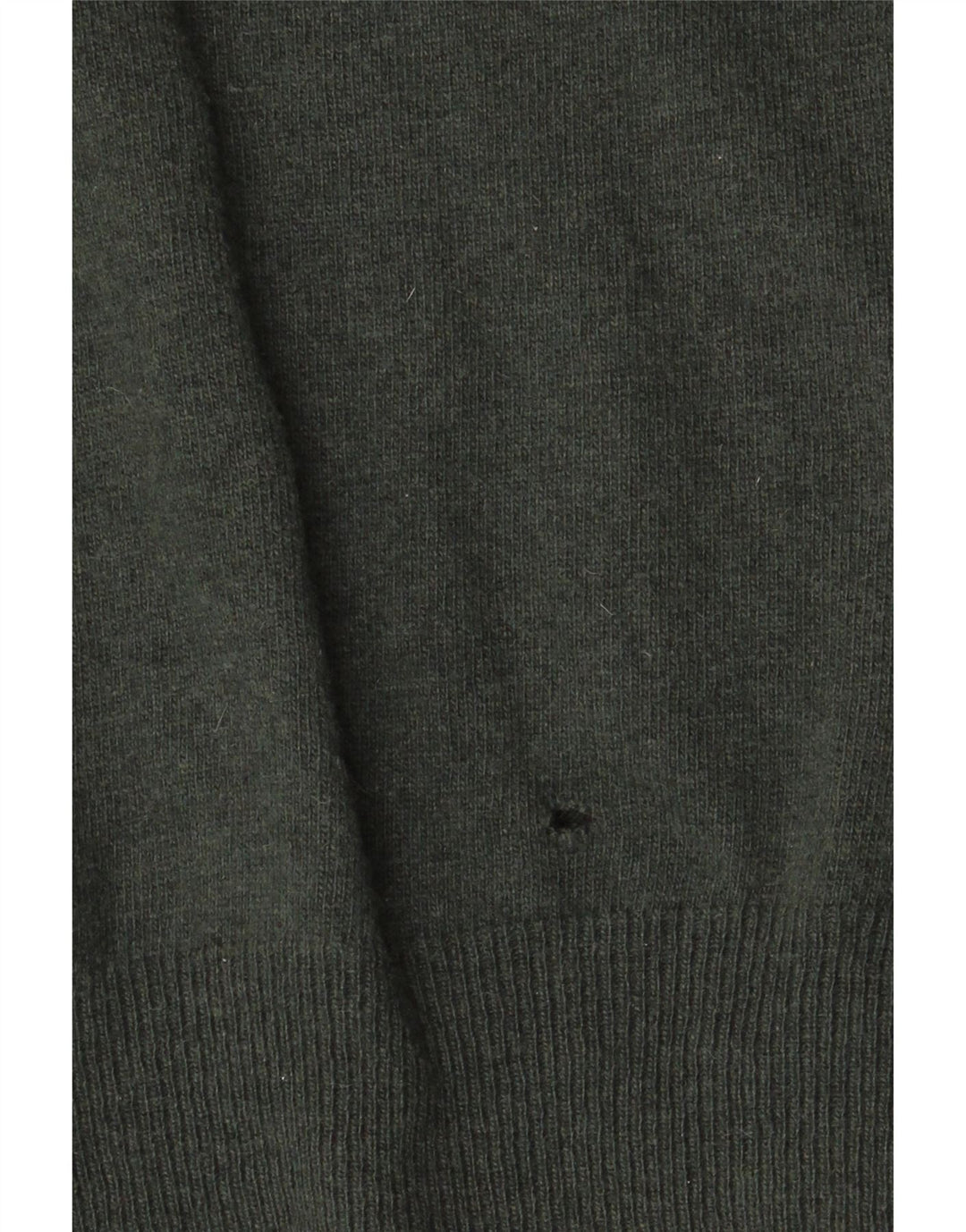 Męski sweter Kappa z okrągłym dekoltem, duży, zielony, z owczej wełny