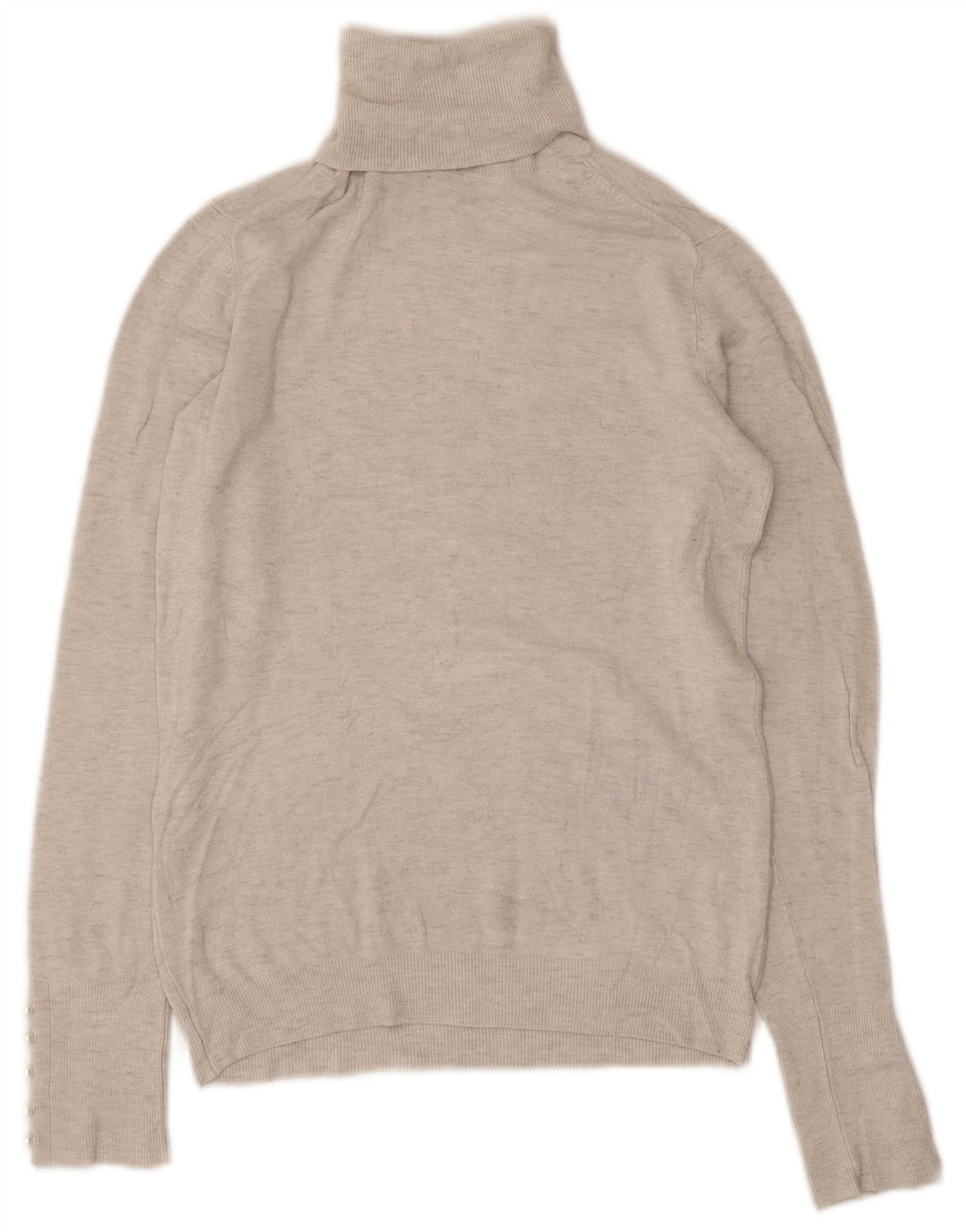 Sweter damski Zara z wywijanym dekoltem UK 12, średni szary