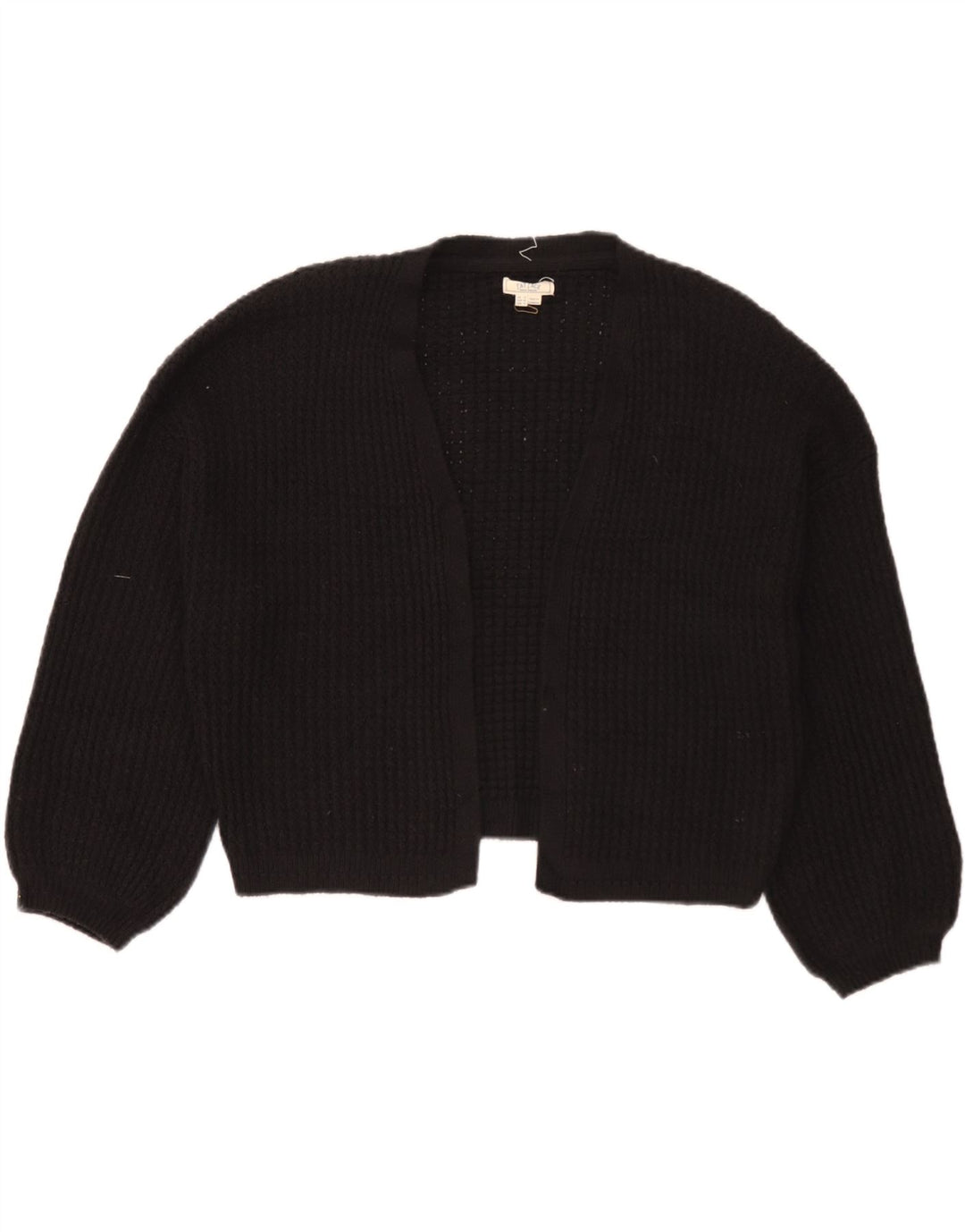 Damski sweter oversize Fat Face Crop Open Cardigan UK 14, duży, czarny