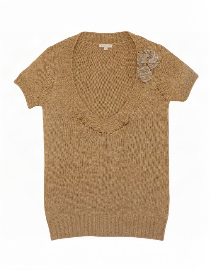 Damski podkoszulek Massimo Dutti z kamizelką UK 10, mały Rayon khaki