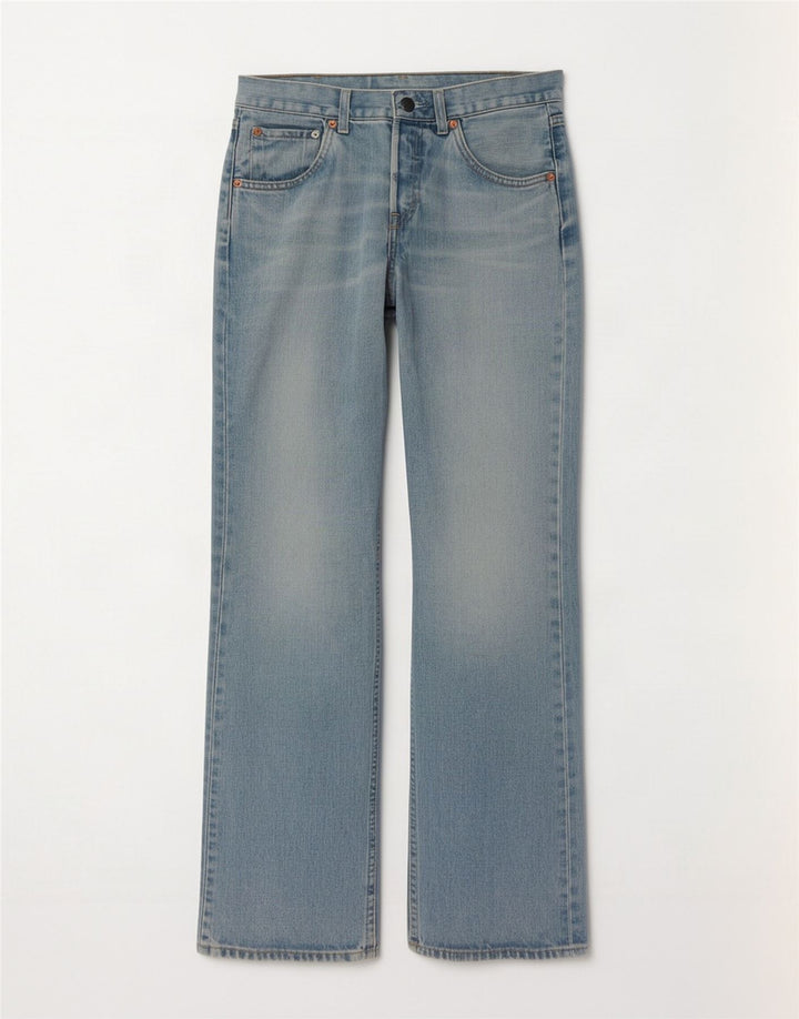 Męskie jeansy Levi's 535 Bootcut W30 L32 Niebieska bawełna