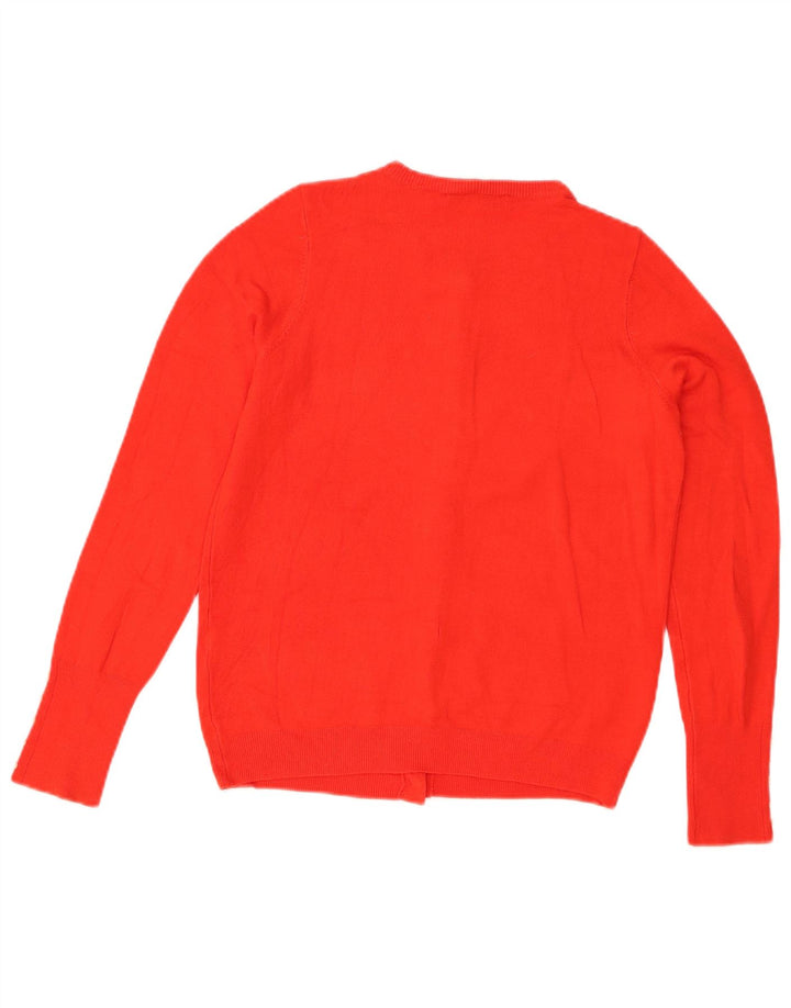 Sweter damski Zara UK 12, średni czerwony, wiskoza