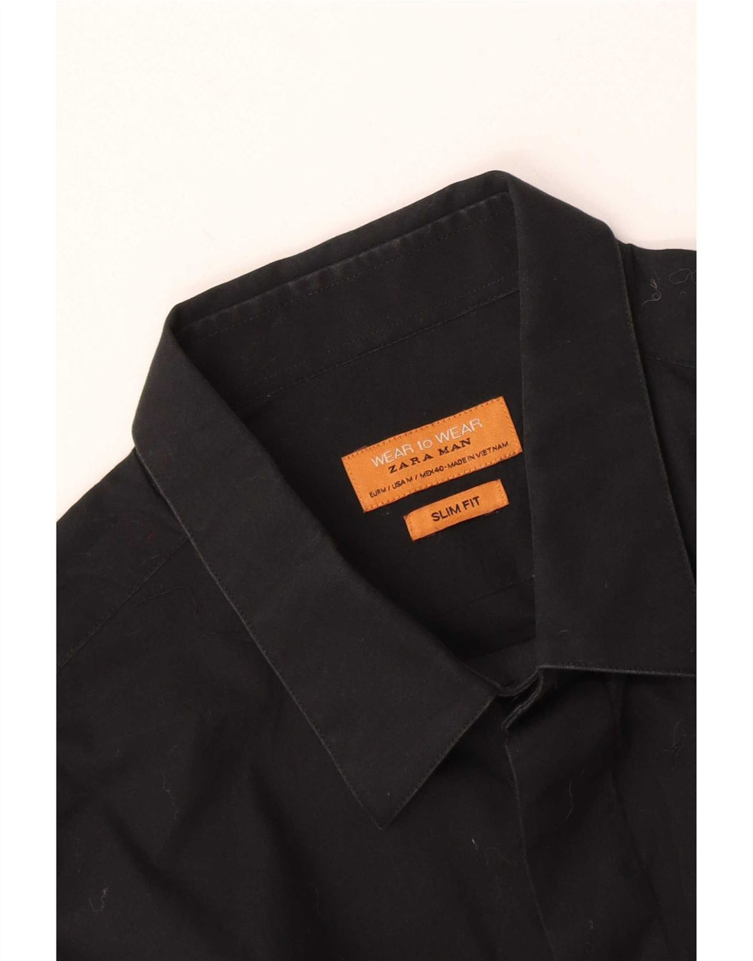 Koszula męska Zara Slim Fit, średnia czarna