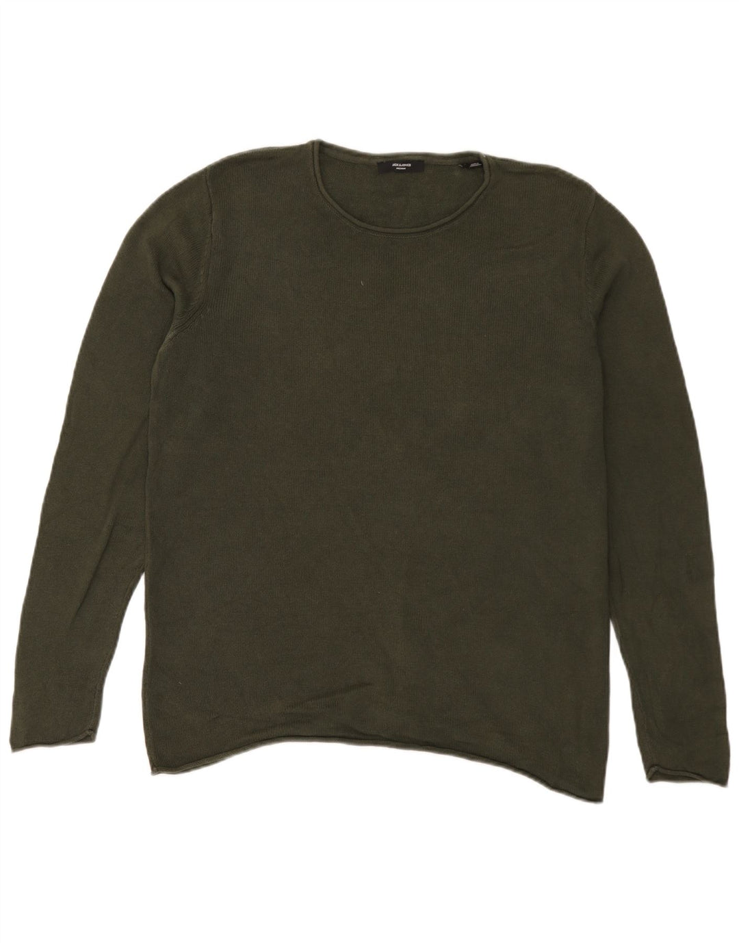 Męski sweter Jack & Jones z okrągłym dekoltem, duży, zielony
