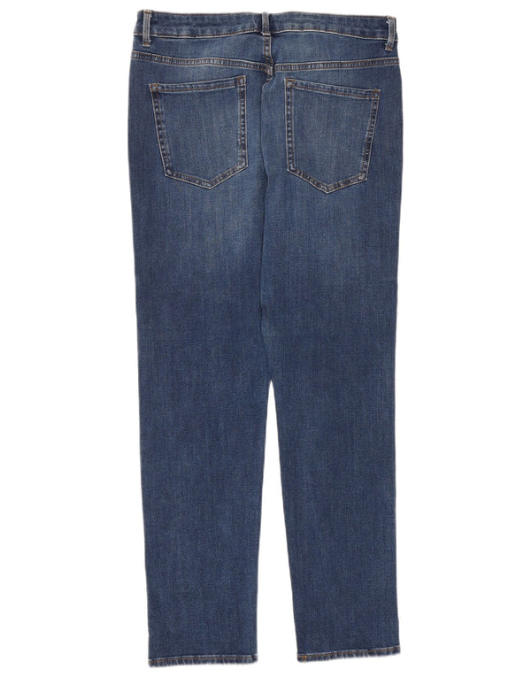 Marks & Spencer Damskie jeansy slim UK 14 Large W32 L27 Niebieskie bawełniane