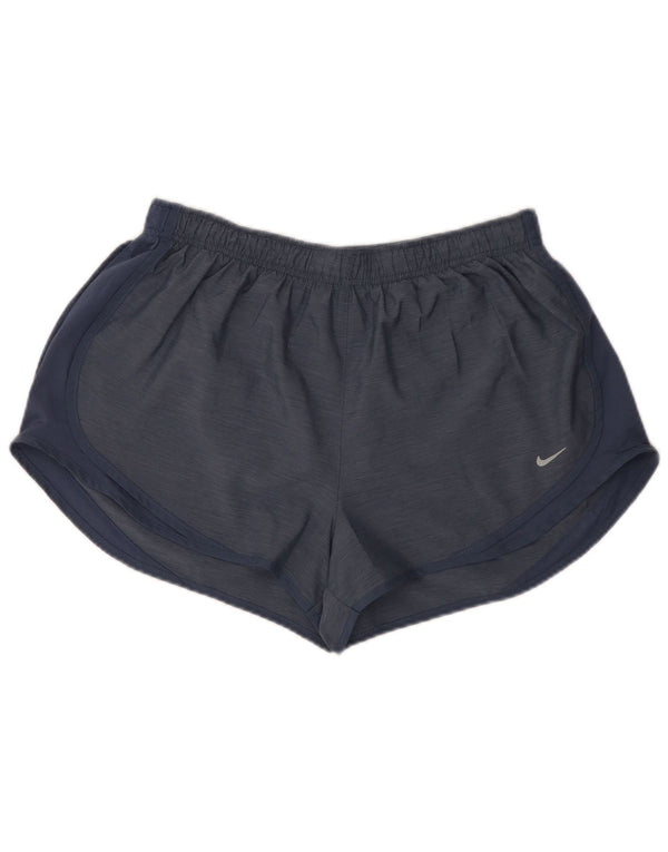 Damskie spodenki sportowe Nike Dri Fit UK 18 XL, granatowe, poliestrowe plamki