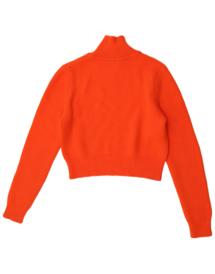 Sweter damski Zara z golfem UK 10, mały pomarańczowy