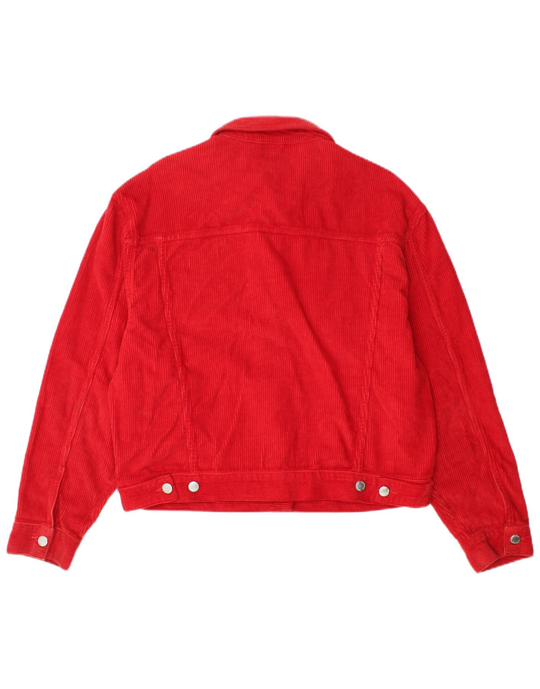 Damska kurtka sztruksowa oversize Topshop UK 10, mała, czerwona, bawełniana