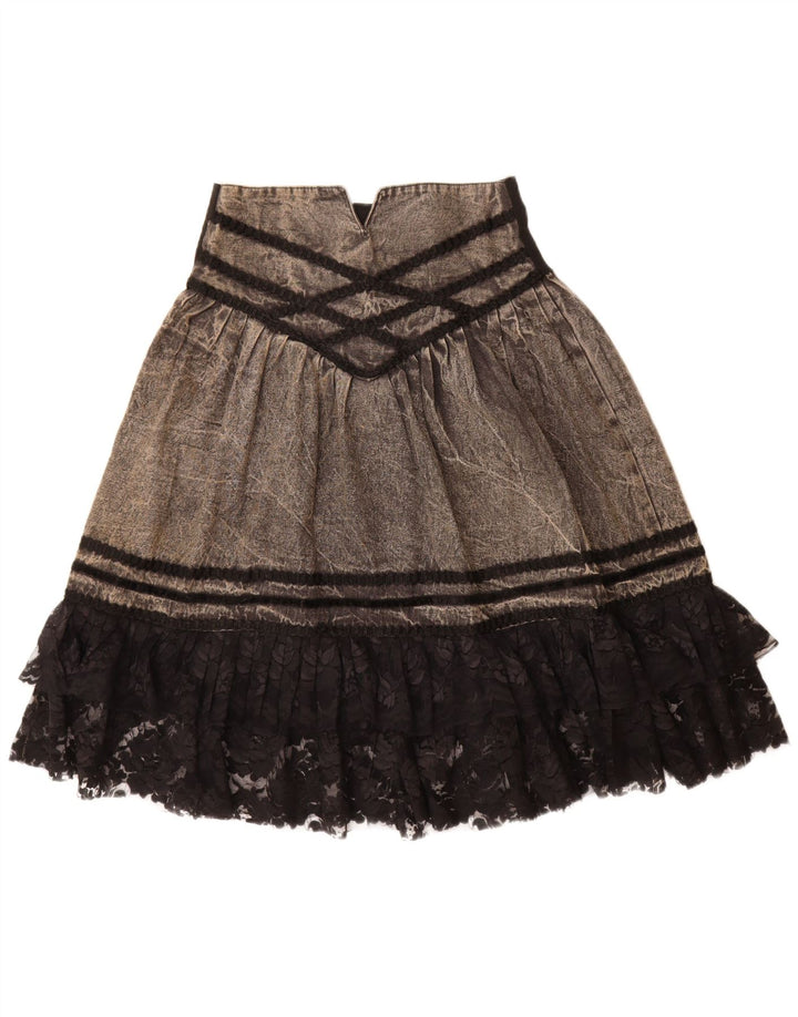 Damska spódnica dżinsowa VINTAGE W28 Średni szary