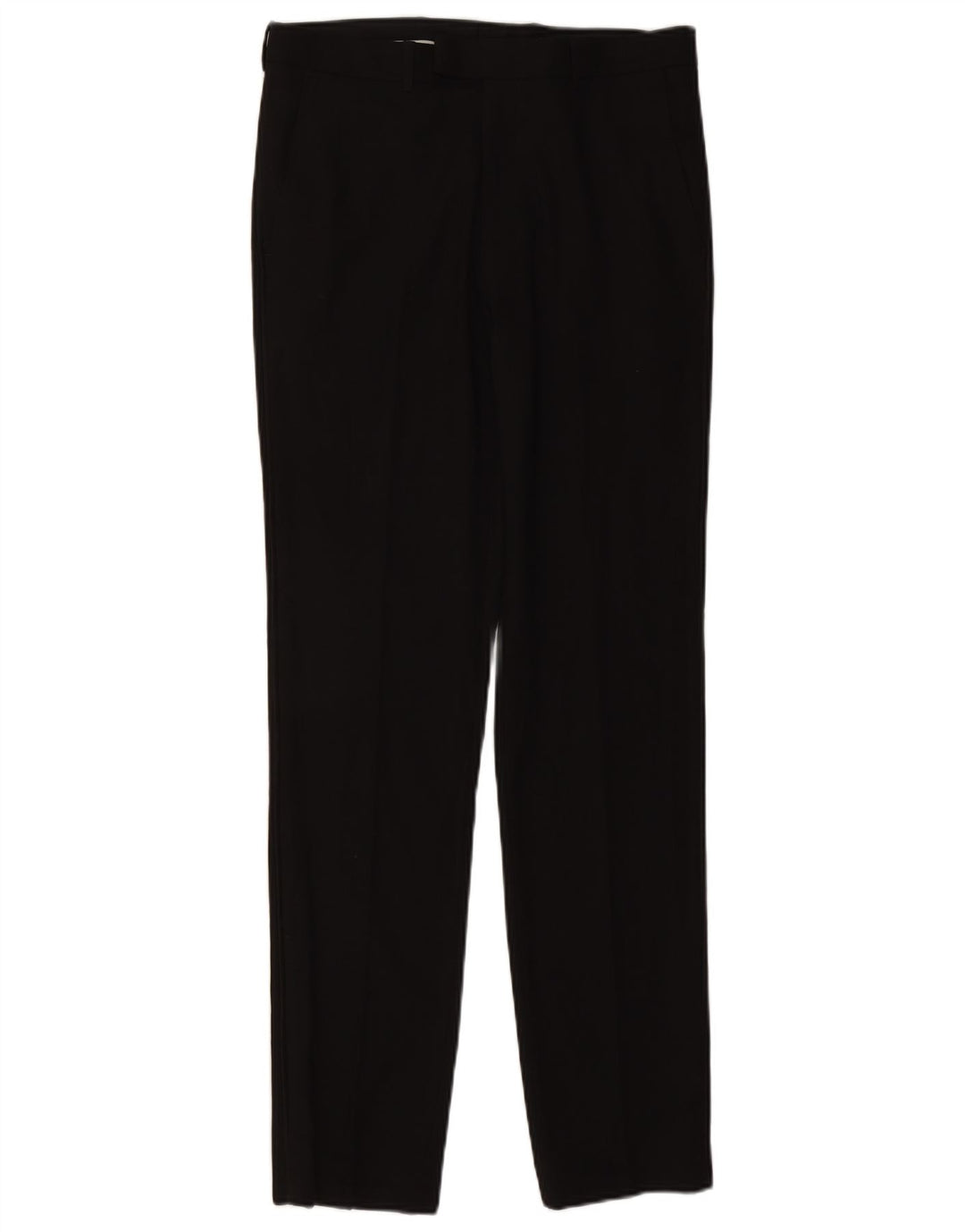Marks & Spencer Męskie spodnie garniturowe slim fit W32 L33 Czarny poliester