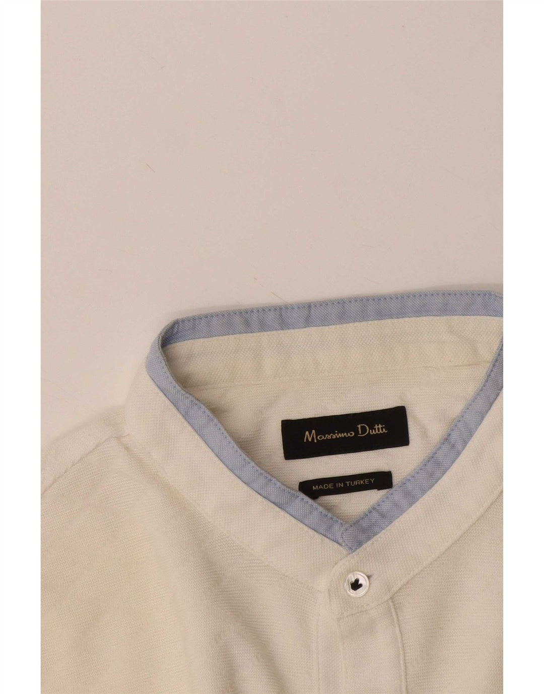 Męska koszulka polo Massimo Dutti w kolorze średniej bieli