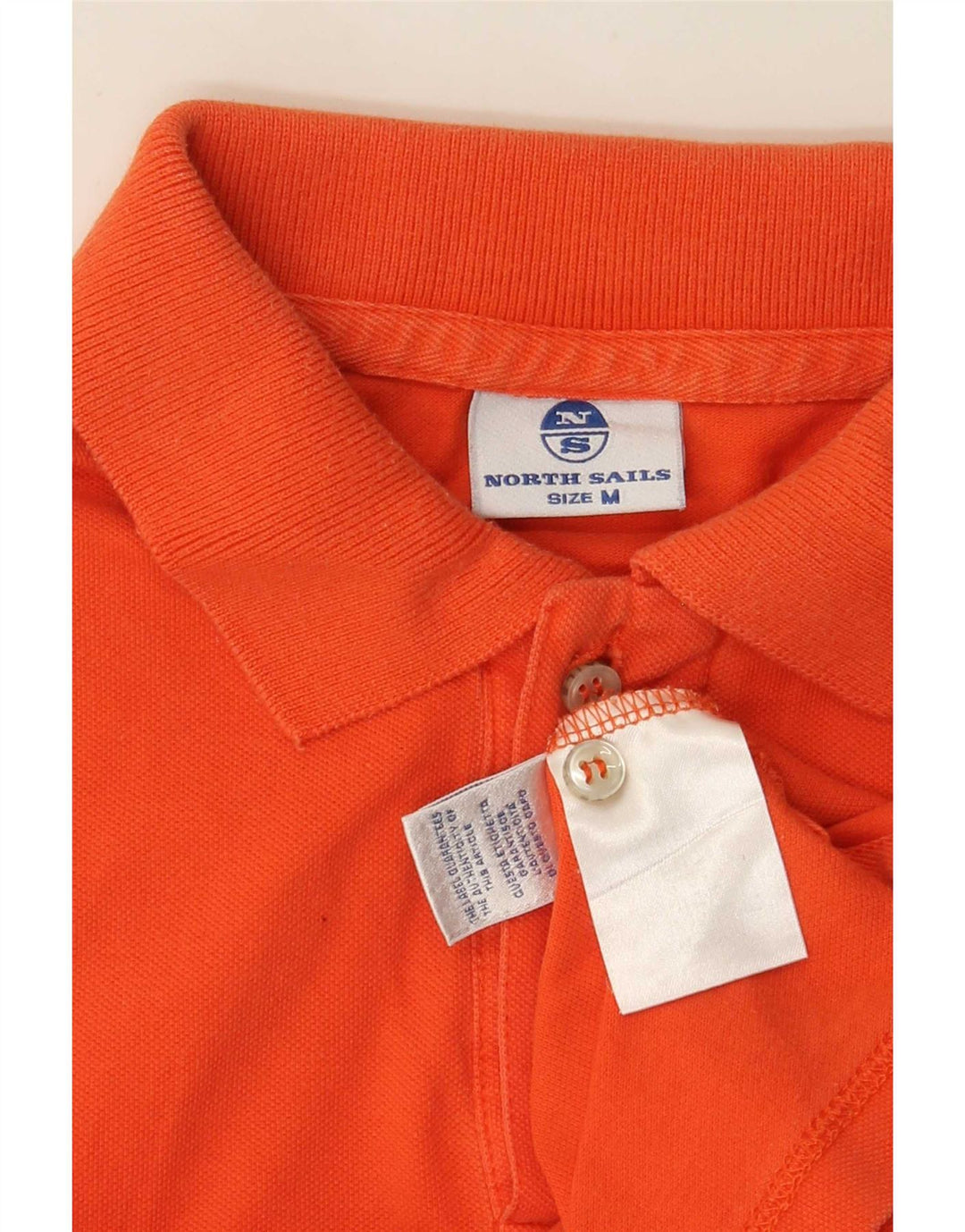 Męska koszulka polo North Sails, średnia, pomarańczowa, bawełniana