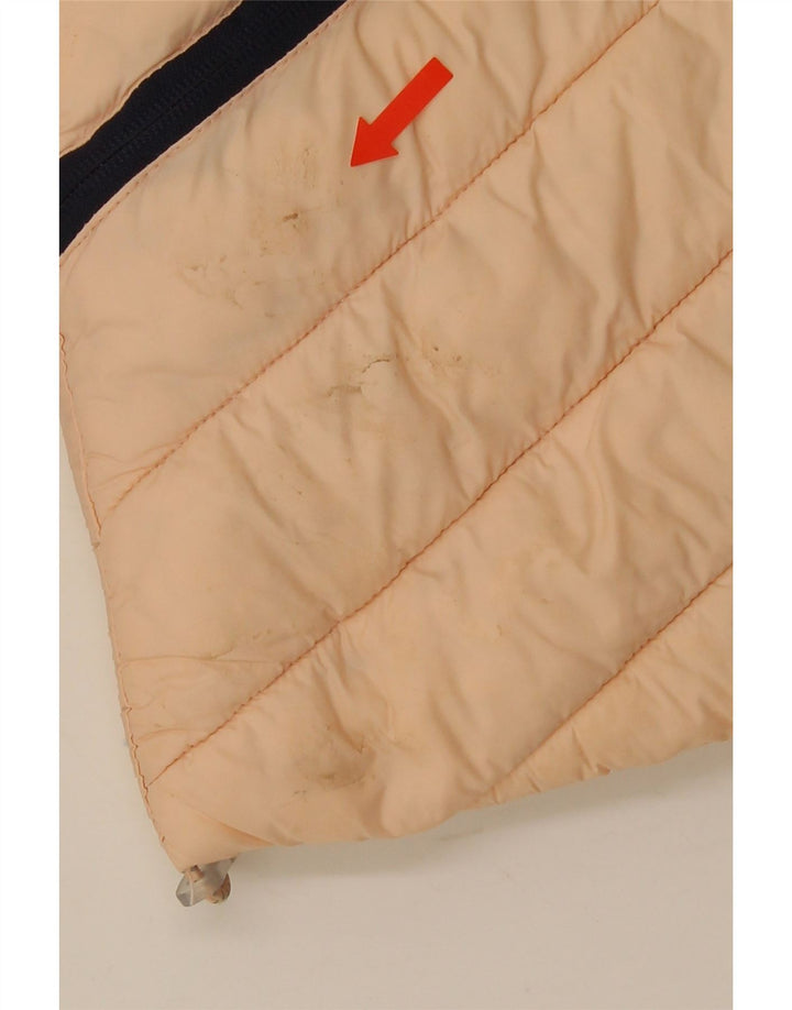 Damska wyściełana kurtka z kapturem Superdry UK 10, mały, różowy nylon