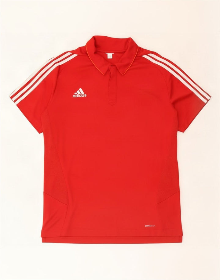 Męska koszulka polo Adidas Climacool XL czerwona