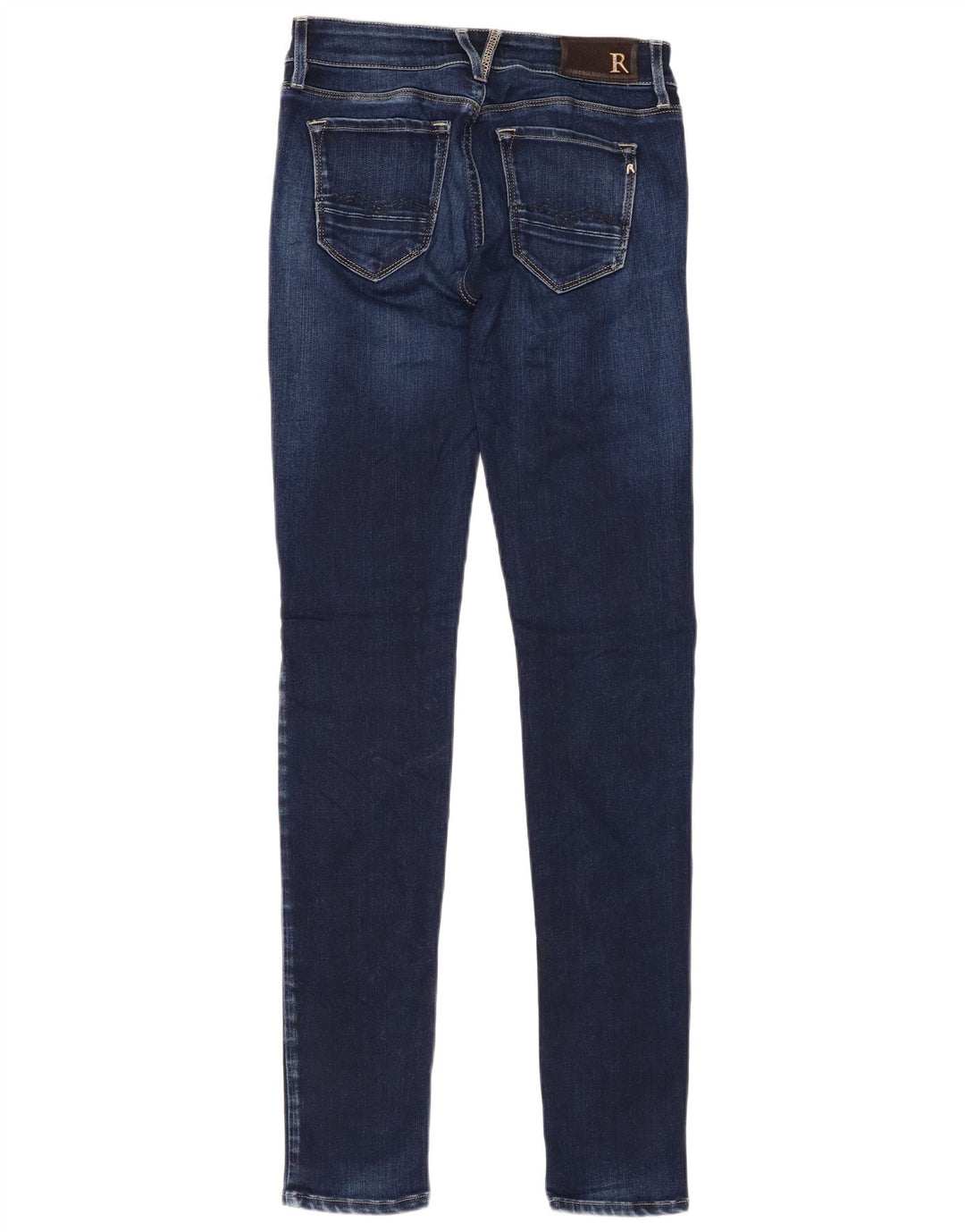 Jeansy damskie REPLAY Rose Skinny W24 L32 Granatowa wiskoza