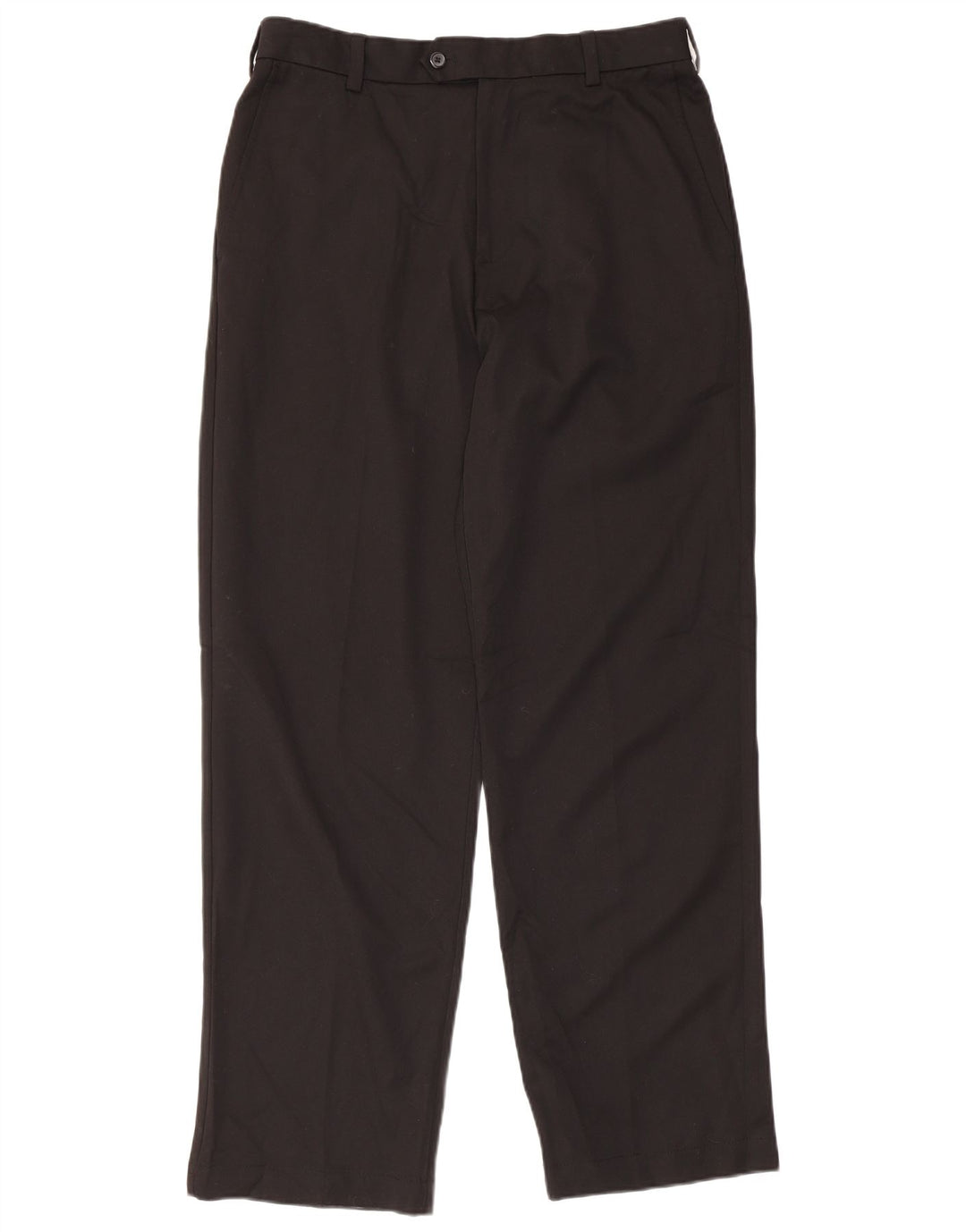 Męskie spodnie golfowe Izod o prostych krojach W32 L32 Czarny poliester