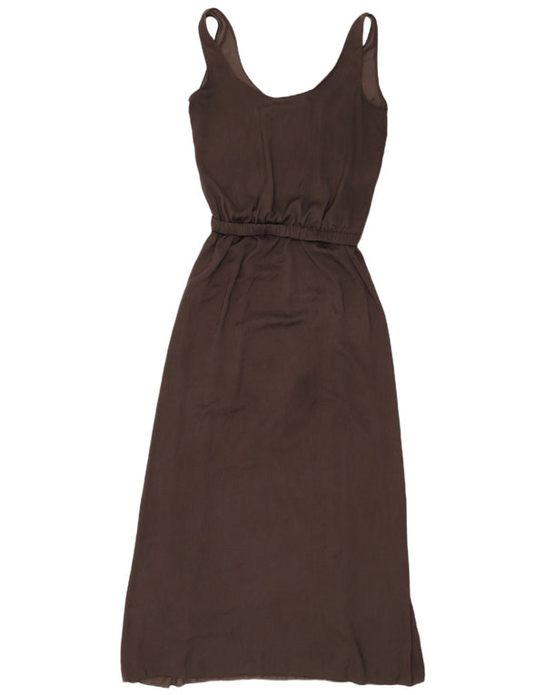 Damska sukienka maxi bez rękawów Zara Trafaluc UK 14, duża, szara