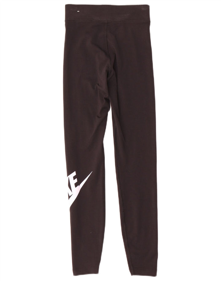 Damskie legginsy Nike Graphic UK 6 XS w kolorze czarnym