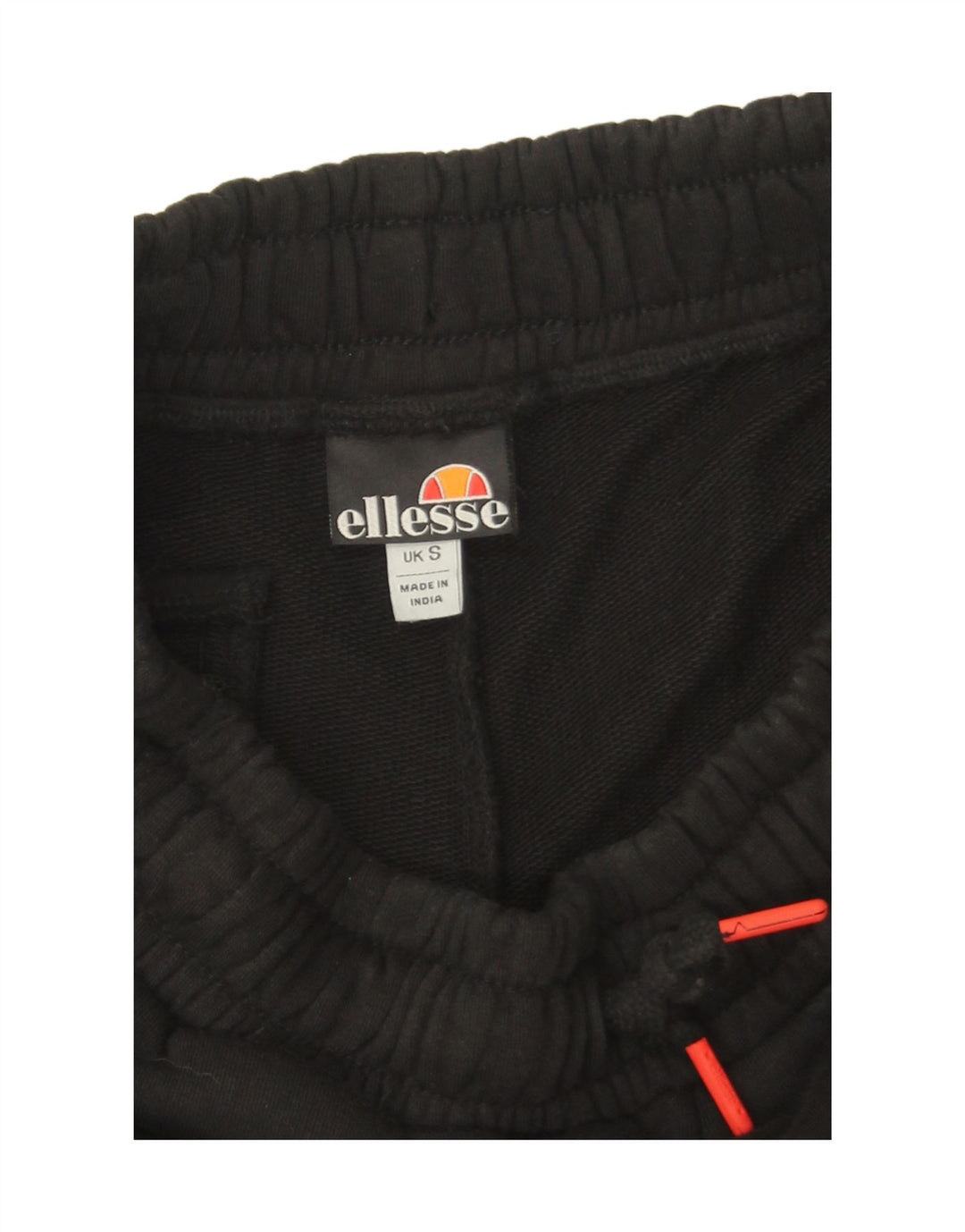 Męskie spodenki sportowe Ellesse, małe, czarne, bawełniane w paski