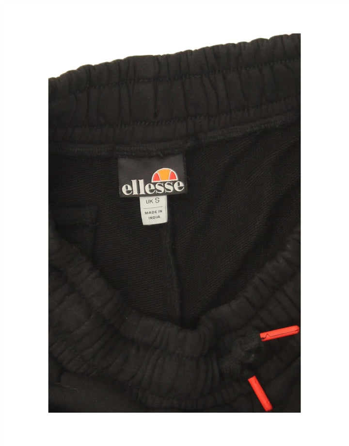 Męskie spodenki sportowe Ellesse, małe, czarne, bawełniane w paski