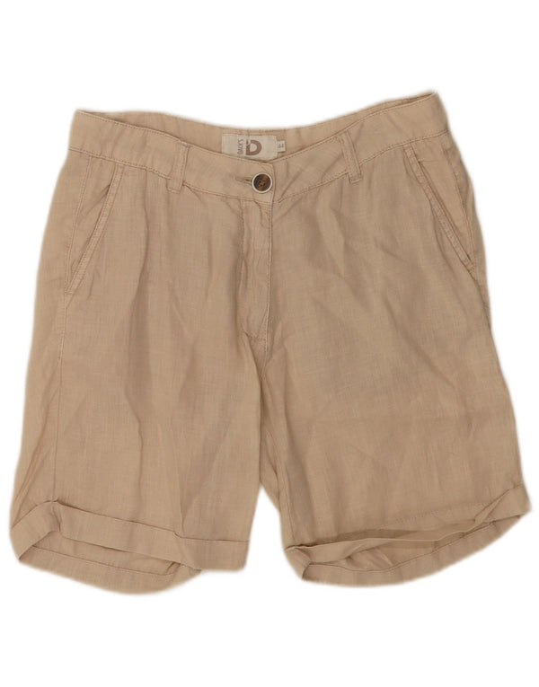 Damskie spodenki Chino Dack IT 44 Medium W32 Beżowe lniane