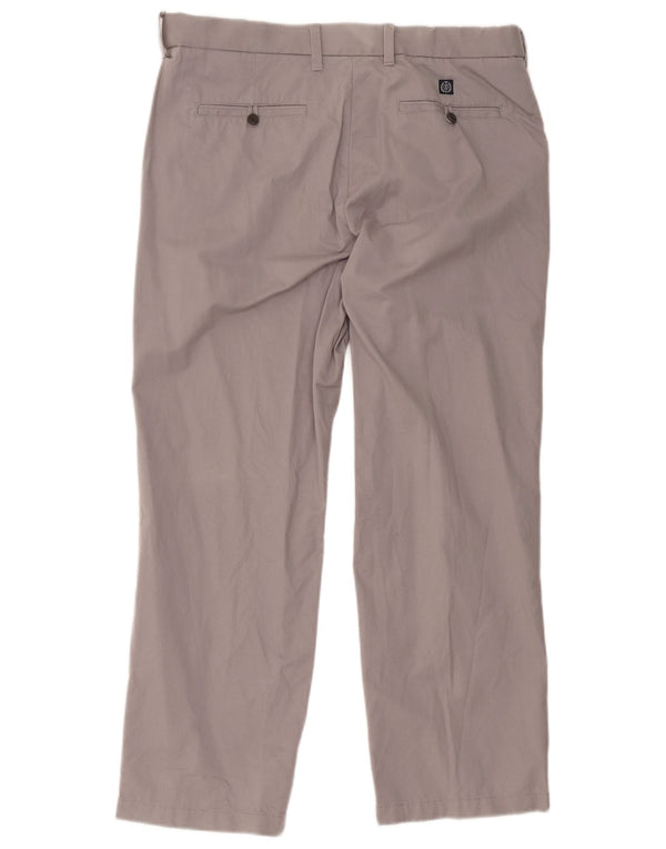 Męskie spodnie chino Marks & Spencer Blue Harbor Straight W36 L29 szare