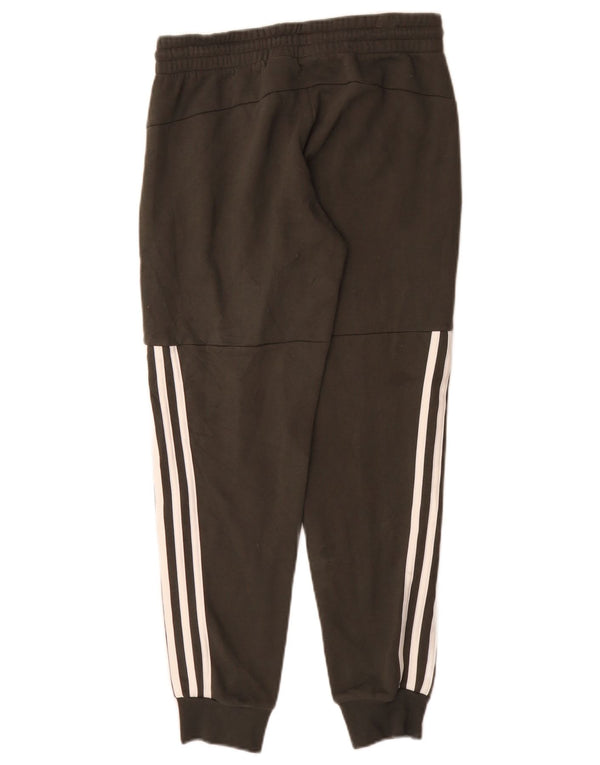 Damskie spodnie dresowe Adidas Joggers UK 4/6 XS Khaki Cotton