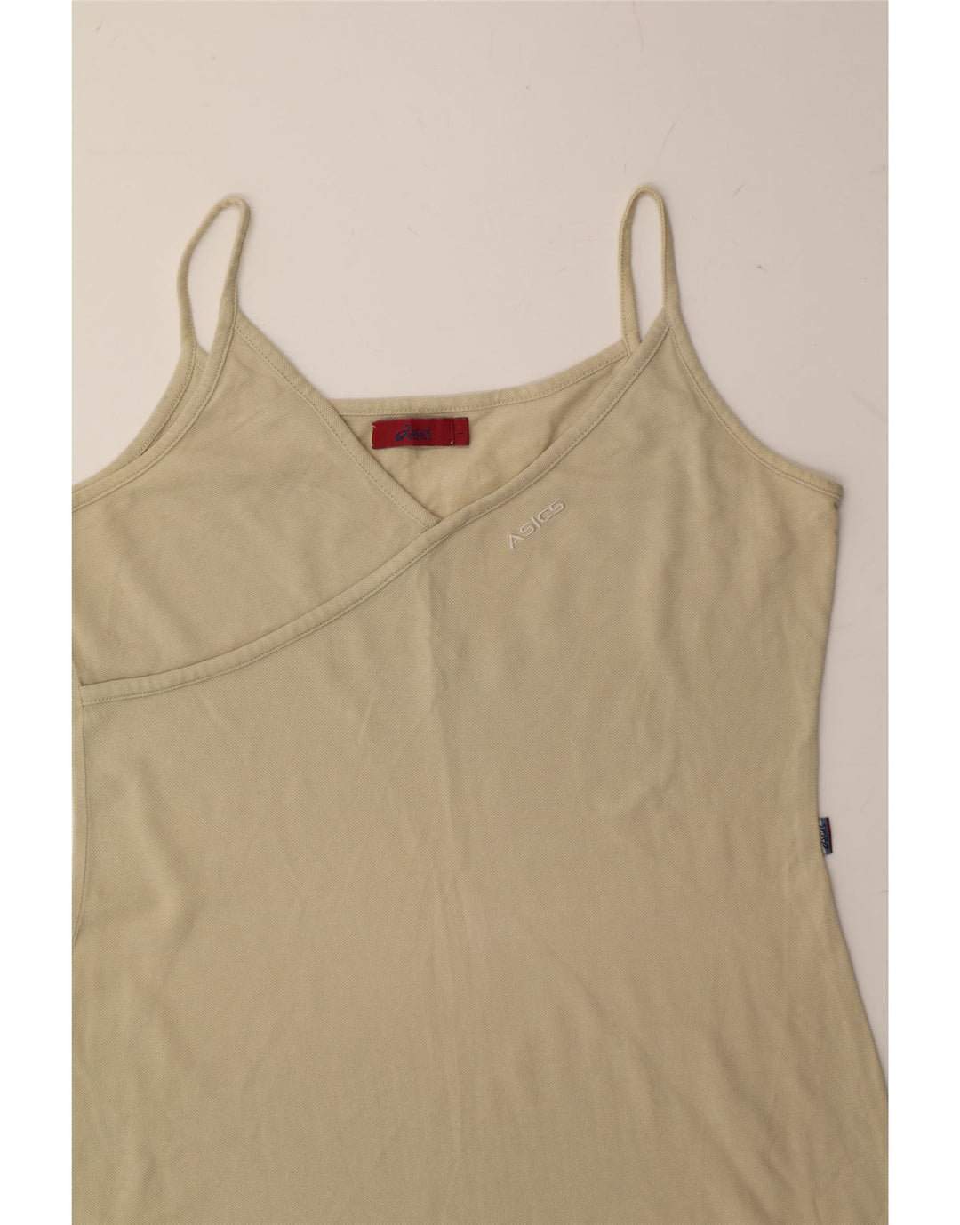ASICS Womens Slip Dress UK 14 Large Beige Vintage Asics and Second-Hand Asics from Messina Hembry 