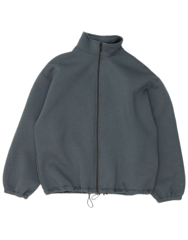 Damska bluza dresowa oversize Zara UK 10, mała niebieska, poliester