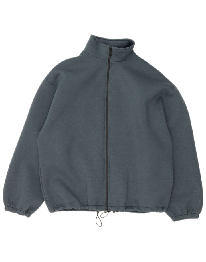 Damska bluza dresowa oversize Zara UK 10, mała niebieska, poliester