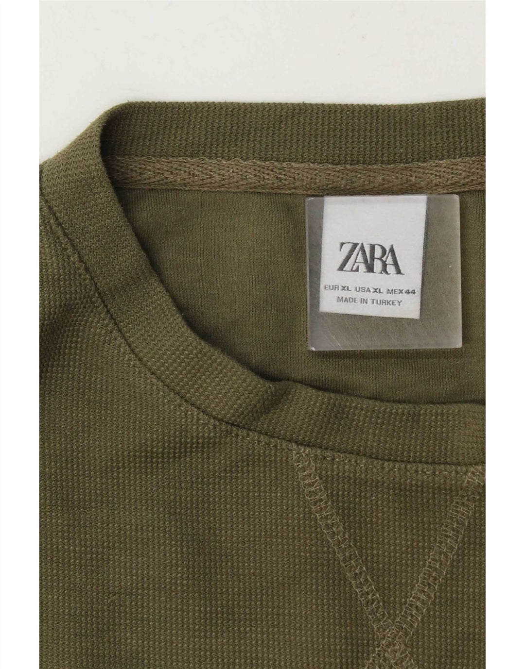 Męski T-shirt Zara XL, khaki