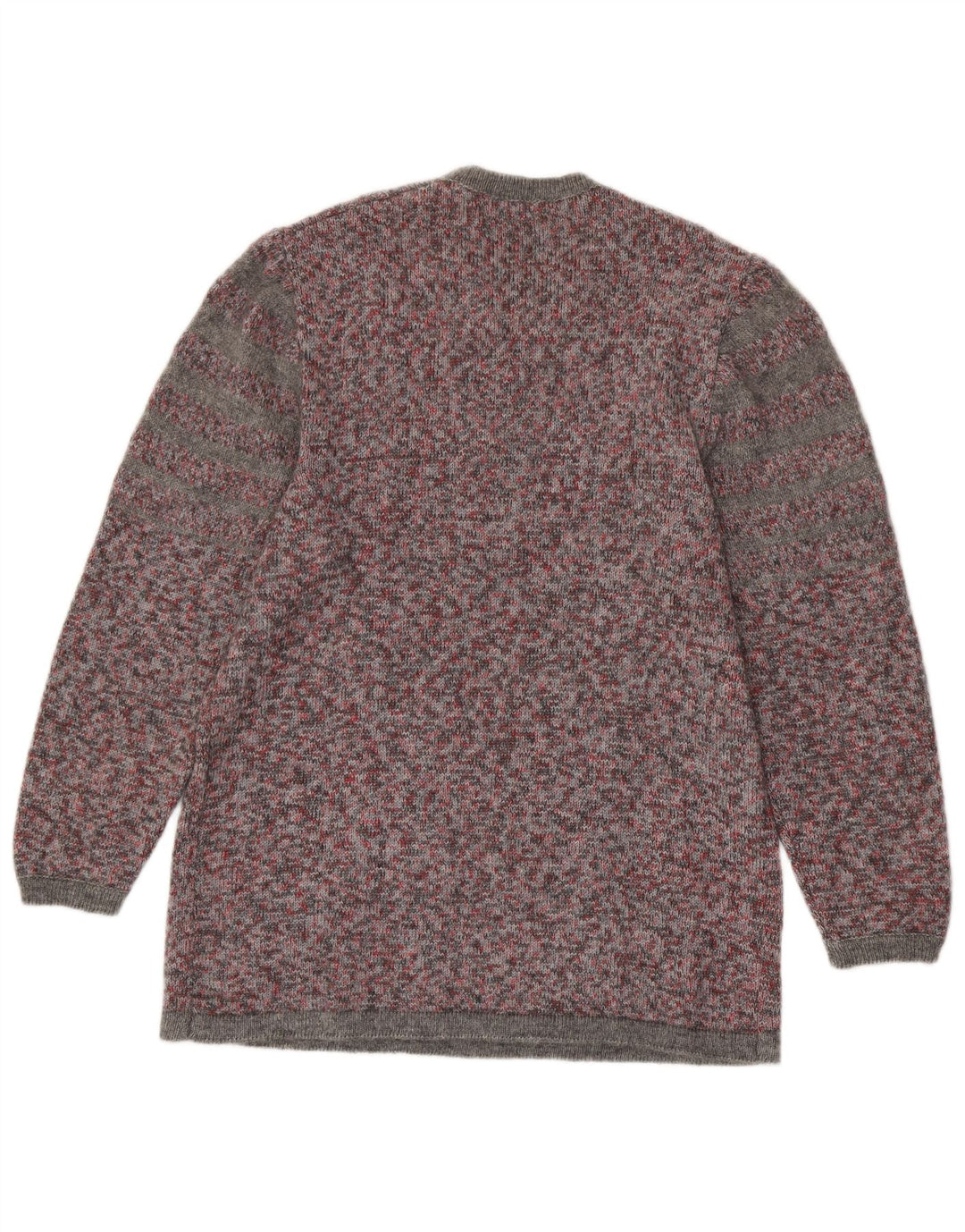 Sweter damski VINTAGE z okrągłym dekoltem UK 16, duży, wielokolorowy nakrapiany