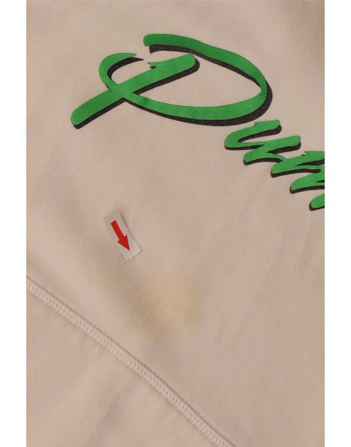 Damska bluza z kapturem Puma Graphic UK 12 Medium White