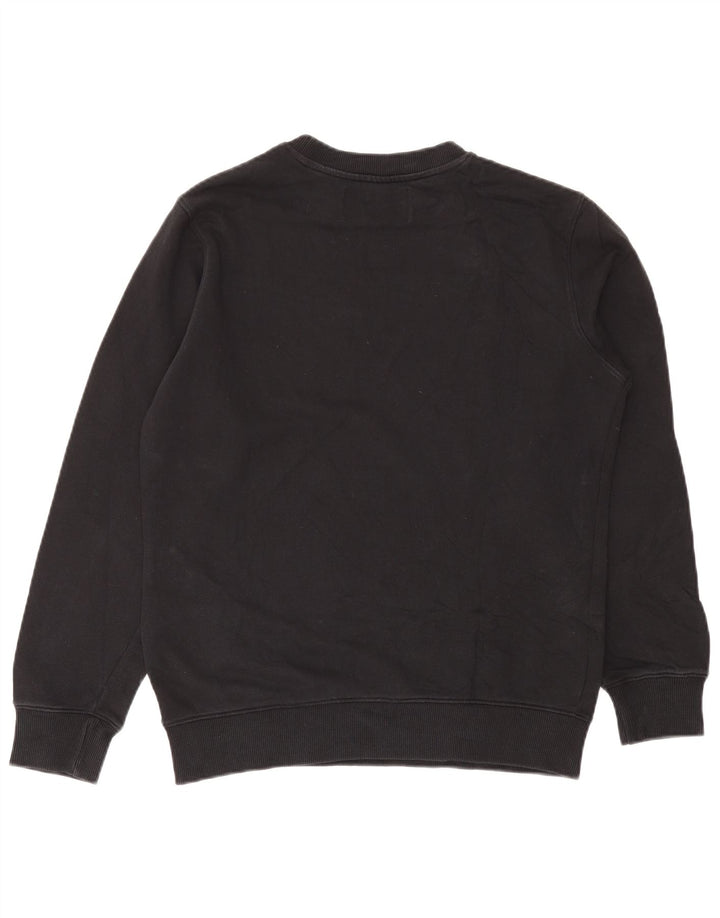 Męska bluza z grafiką Calvin Klein, średnia czarna, bawełniana