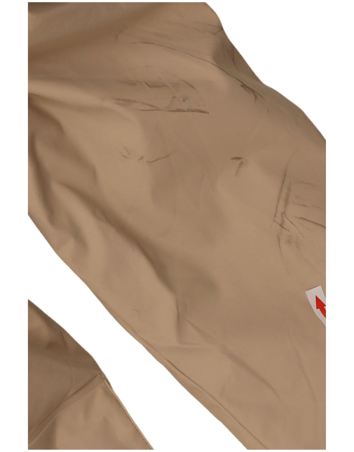 Damski płaszcz przeciwdeszczowy z kapturem Marks & Spencer UK 12, średnio beżowy, poliuretanowy