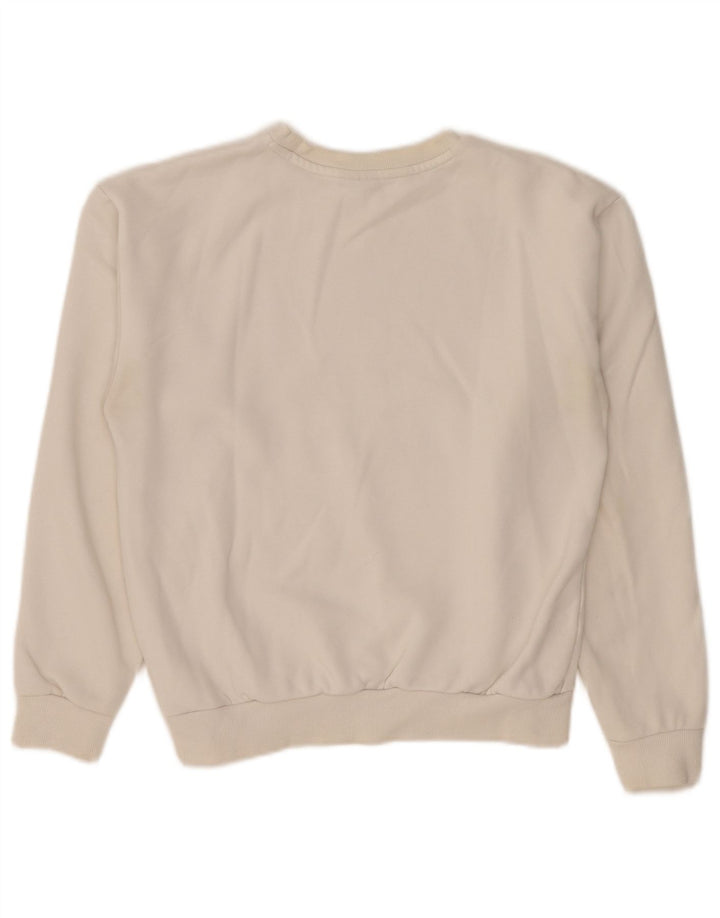 Damska bluza Puma Graphic Oversize Jumper UK 8 Small White Cotton
